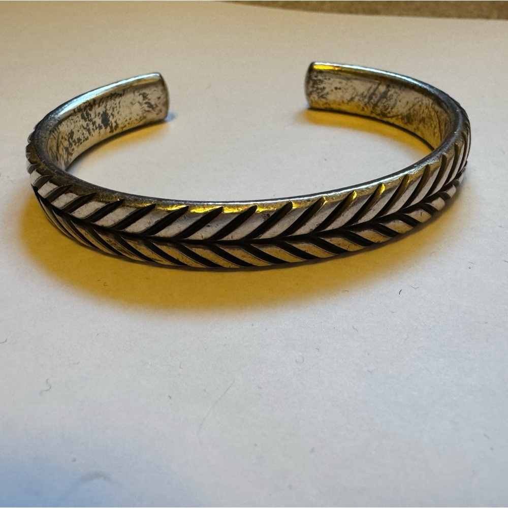 David Yurman Silver and Gold Men's Bracelet